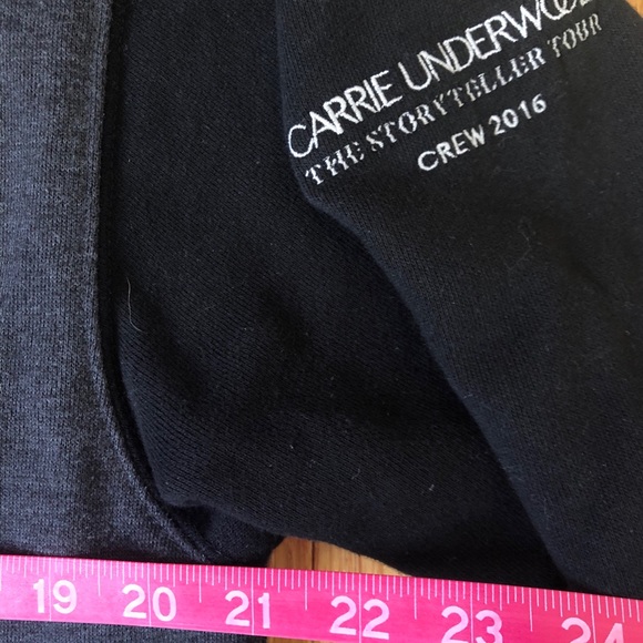 Gray/Black Zip-up Hoodie CU Crew - M - Picture 4 of 6